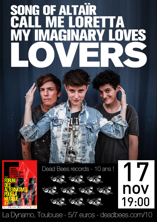 LOVERS, live in Toulouse, poster